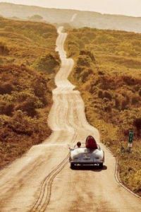 the road ahead of me