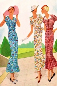 Day Dresses 1930s