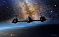 SR-71 flying on the edge of space