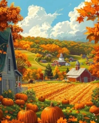 Harvest Time Has Arrived in These Hills....