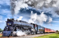 Milwaukee Road 261 steam engine