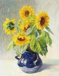 'Vase With Sunflowers'