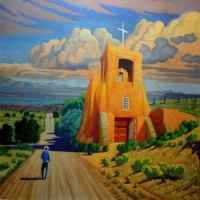The Long Road to Santa Fe by Art West
