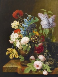 Georges-Frédéric Ziesel (Flemish, 1757–1809), Vase of Flowers