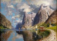 Summer in the Norwegian Fjords - Adelsten Normann