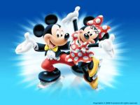 Mickey & Minnie skating