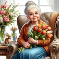 Le bouquet de tulipes de Mamie