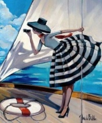 Trish Biddle Artwork  -  'All at Sea, can you see what I can see!'