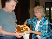 Oddio bakes his own birthday cake!