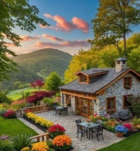 Cute Little Stone House