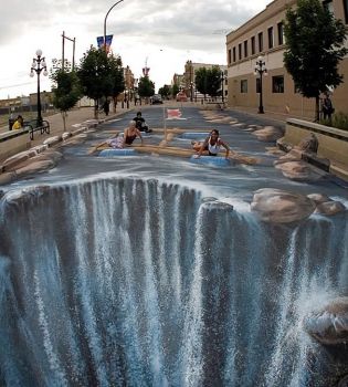 3D street art by Edgar Mueller