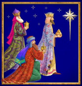 Solve Three Wise Men jigsaw puzzle online with 210 pieces