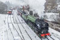 Tornado in the snow