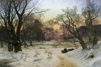 Vinteraften i en skov (Winter Evening in a Forest), 1853