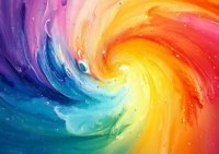 Rainbow Swirl