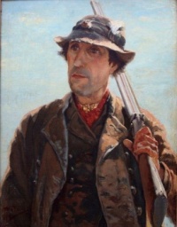 Hendrikus Matheus Horrix (Dutch, 1845–1923), Portrait of a Hunter
