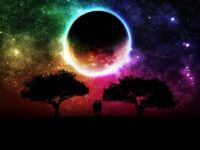 Rainbow moon