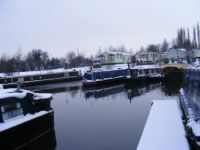 The Shardlow Marina in winter