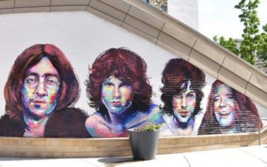 “Legends of Rock” Mural at The Gateway- Salt Lake City, Utah