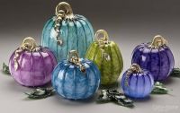 glass pumpkins
