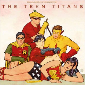 Teen Titans (Breakfast Club homage) by Cliff Chiang
