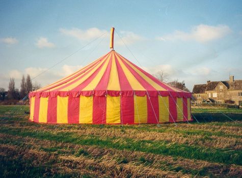 Old circus clearance tent