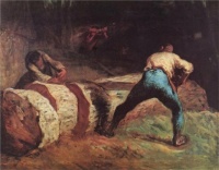 Les scieurs de bois (1852) Jean-François Millet