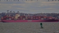 Container ship ONE Contribution, NYH,  2025-04-16