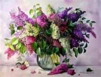 Vase of Lilacs