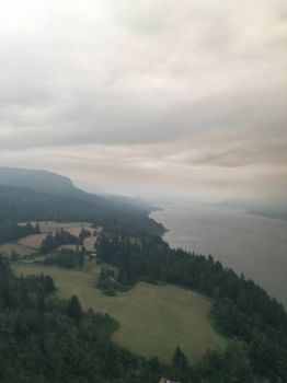 Cape Horn during Eagle Creek Fire, Sept. 4, 2017