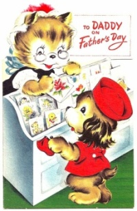 Themes Vintage illustrations/pictures - Fathers Day Card