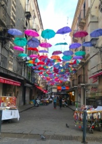 Street in Catania, Sicily