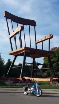 Worlds largest rocking chair