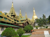 Up to the Shwedagon, Yangon, Burma copy