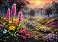Flowered Landscape