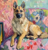 Portrait of German Shepherd