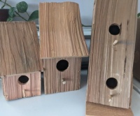 Cedar shake bird houses