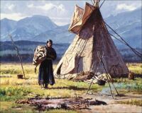 Native American • Painting by Martin Grelle • 1260 x 1020