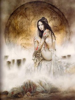 Educa Puzzle Dead Moon Von Luis Royo – 1000 Teile, Fantasy-Motiv, Für Erwachsene, 68x48 Cm