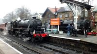 Black 5 and BR Class 4 at Grosmount