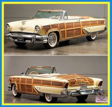 Solve 1956 Lincoln Capri Sportsman jigsaw puzzle online with 81 pieces