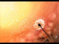 Dandelion painting