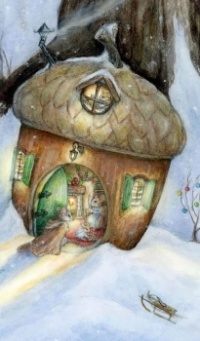 Seasonal Art - Winter - Cosy Creatures - Acorn Snowy Home (15 - 240 Pieces)
