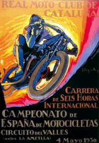 Carrara de Seis Horas International, 1930, by José Segrelles (Spanish, 1885-1969)