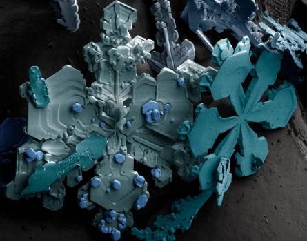 Snow Crystal under microscope - source unknown