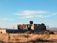 2009 - House destroyed by fire in southern Arizona.