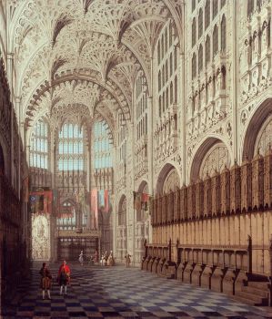 London: The Interior of Henry VII's Chapel in Westminster Abbey