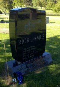 Grave of Rick James - Buffalo NY
