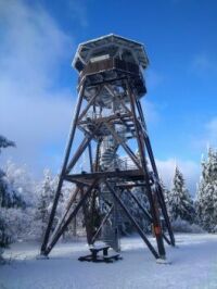 Rozhledna Anna, Orlické hory, Česko / The Anna Lookout Tower, Eagle Mts., Czechia (15. 1. 2022)