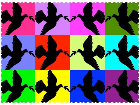 Twelve Peaceful Doves!